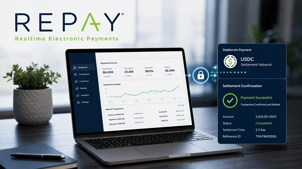 REPAY Completes Successful Proof of Concept for Stablecoin Payments